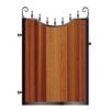 Metal and timber garden gate i