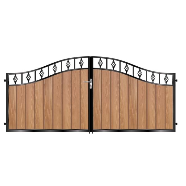 Campbell Short Timber Driveway Gate