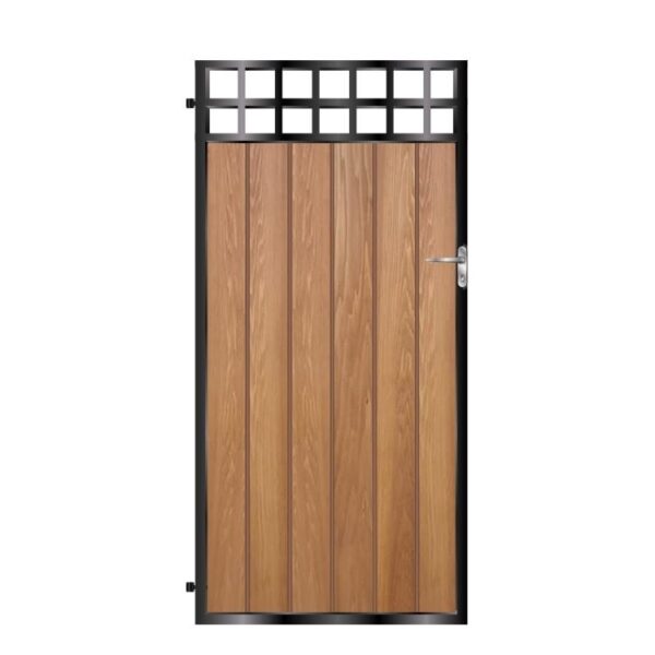 MacKinnon Metal Framed Timber Side Gate