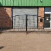 Large wrought iron drive way gates