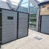 Composite Bi Fold Gates Black Grey (2)