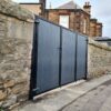 Composite Bi Fold Gates Black Grey (5)