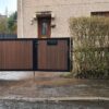 Composite Path Garden Gate Black Brown (2)