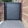 Composite Path Garden Gate Black Grey (3)