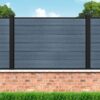 composite fence wall top 7016 anthracite grey 2
