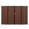 McAdam Composite Bi Fold Gate - Mahogany - Dark Brown_c