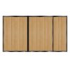 McAdam Composite Sliding Gate - Golden Oak Light Brown_c