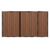 McAdam Composite Sliding Gate - Mahogany - Dark Brown_c