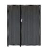 McAdam Tall Composite Side Gates & Fixed Panel - Black_c