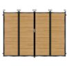 Armstrong Composite Bi Fold Gate - Golden Oak Light Brown_c