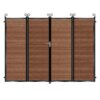 Armstrong Composite Bi Fold Gate - Mahogany - Dark Brown_c