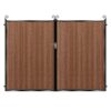 Armstrong Tall Composite Driveway Gate - Mahogany - Dark Brown_c