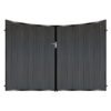 Boyd Tall Composite Driveway Gate - Black- C
