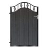 Campbell Composite Garden Gate - Black_c