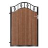 Campbell Composite Garden Gate - Mahogany - Dark Brown_c