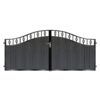 Campbell Short Composite Driveway Gate - Black_c
