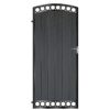 Douglas Tall Composite Side Gate - Black_c