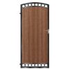 Douglas Tall Composite Side Gate - Mahogany - Dark Brown_c