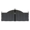 Drummond Short Composite Driveway Gate - Black_c
