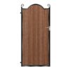 Drummond Tall Composite Side Gate - Mahogany - Dark Brown_c