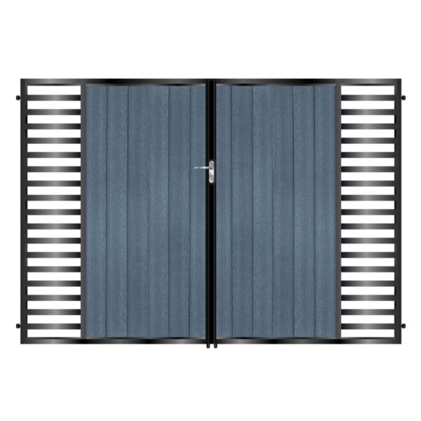 Edwards Tall Composite Driveway Gate - 7016 Anthracite Grey_c