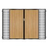 Edwards Tall Composite Driveway Gate - Golden Oak Light Brown_c