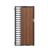 Edwards Tall Composite Side Gate - Mahogany - Dark Brown_c