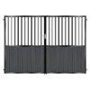 Evans Tall Composite Driveway Gate - Black_c