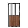 Evans Tall Composite Side Gate - Mahogany - Dark Brown_c