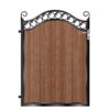 Farquhar Composite Garden Gate - Mahogany - Dark Brown_c
