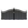Farquhar Short Composite Driveway Gate - Black_c