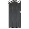 Farquhar Tall Composite Side Gate - Black_c