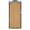 Farquhar Tall Composite Side Gate - Golden Oak Light Brown_c