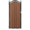 Farquhar Tall Composite Side Gate - Mahogany - Dark Brown_c