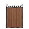 Fraser Composite Garden Gate - Mahogany - Dark Brown_c