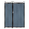 Fraser Tall Composite Side Gates & Fixed Panel - 7016 Anthracite Grey_c