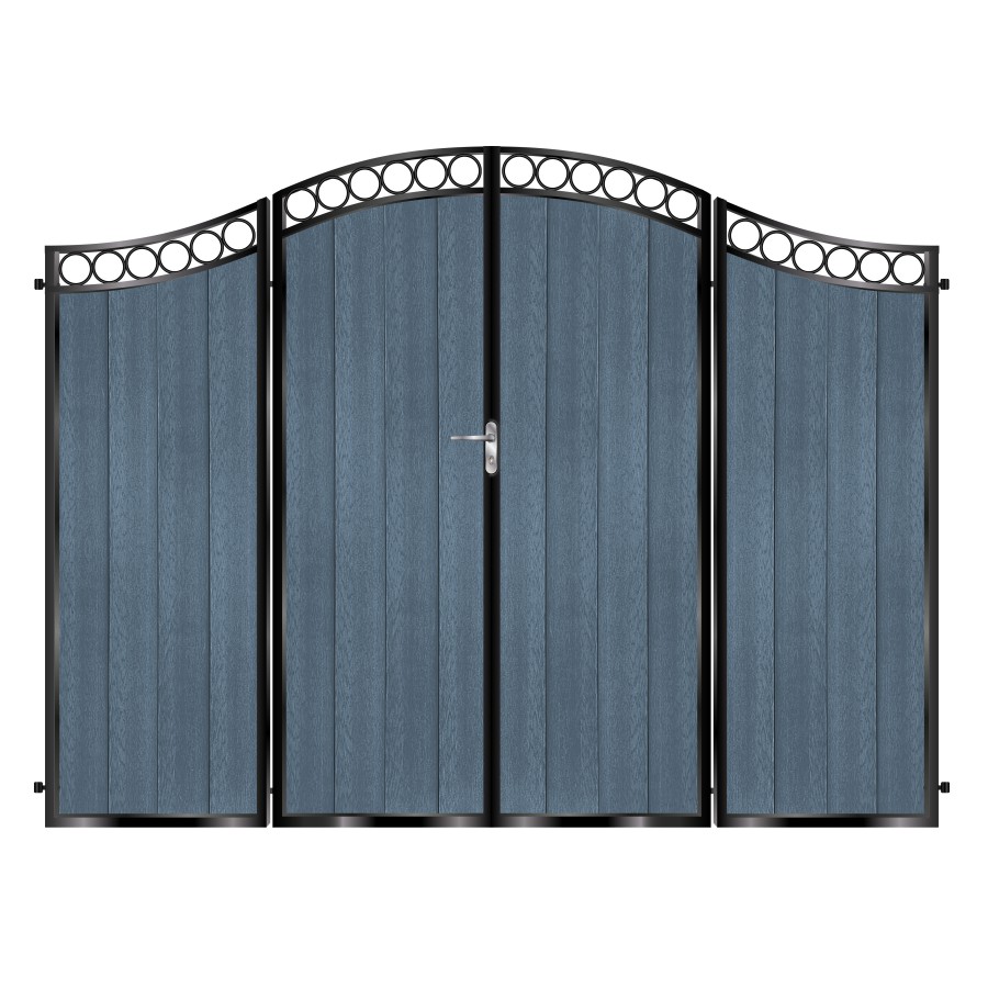 Graham Composite Bi Fold Gate - 7016 Anthracite Grey_c