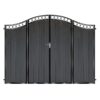 Graham Composite Bi Fold Gate - Black_c