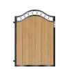 Graham Composite Garden Gate - Golden Oak Light Brown_c
