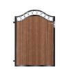 Graham Composite Garden Gate - Mahogany - Dark Brown_c