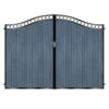 Graham Tall Composite Driveway Gate - 7016 Anthracite Grey_c