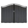 Graham Tall Composite Driveway Gate - Black_c