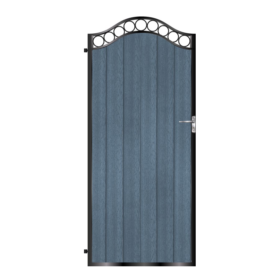 Graham Tall Composite Side Gate - 7016 Anthracite Grey_c