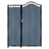 Graham Tall Composite Side Gates & Fixed Panel - 7016 Anthracite Grey_c
