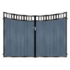 Johnson Tall Composite Driveway Gate - 7016 Anthracite Grey_c