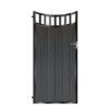 Johnson Tall Composite Side Gate - Black_c