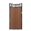 Johnson Tall Composite Side Gate - Mahogany - Dark Brown_c
