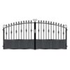 Jones Short Composite Driveway Gate - Black_c
