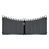 Lamont Short Composite Driveway Gate - Black_c