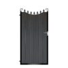 Lamont Tall Composite Side Gate - Black_c